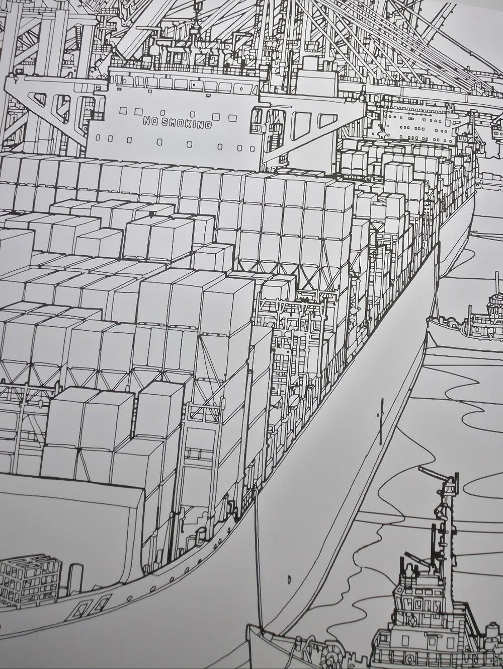 Fantastic Machines Adult Coloring Book #CRA3 - Picture 3 of 6